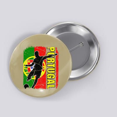 Portugal Soccer Team Portuguese Flag Jersey Football Fans Button