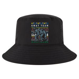 Police Swat Team Cute Gift Ugly Christmas Cool Comfort Performance Bucket Hat