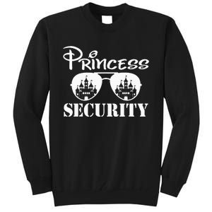 Princess Security Team Dad Mom Birthday Party Family Trip Tall Sweatshirt