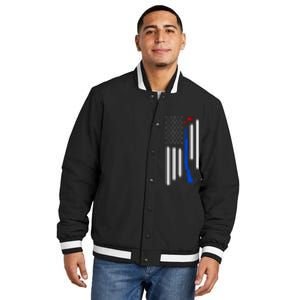 Patriotic Skeet Trap Clay Pigeon Shotgun Shooting Insulated Varsity Jacket