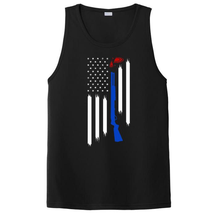 Patriotic Skeet Trap Clay Pigeon Shotgun Shooting PosiCharge Competitor Tank