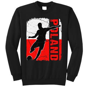 Poland Soccer Team Polish Flag Jersey Football Fans Sweatshirt