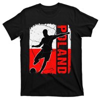 Poland Soccer Team Polish Flag Jersey Football Fans T-Shirt