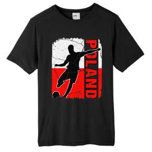 Poland Soccer Team Polish Flag Jersey Football Fans Tall Fusion ChromaSoft Performance T-Shirt