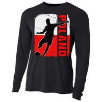 Poland Soccer Team Polish Flag Jersey Football Fans Cooling Performance Long Sleeve Crew