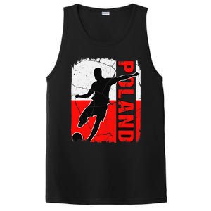 Poland Soccer Team Polish Flag Jersey Football Fans PosiCharge Competitor Tank