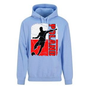 Poland Soccer Team Polish Flag Jersey Football Fans Unisex Surf Hoodie