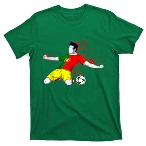 Portugal Soccer Team Portuguese Flag Jersey Football Fans T-Shirt