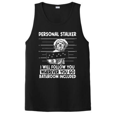 Personal Shih Tzu Stalker I will Follow Wherever You Go PosiCharge Competitor Tank