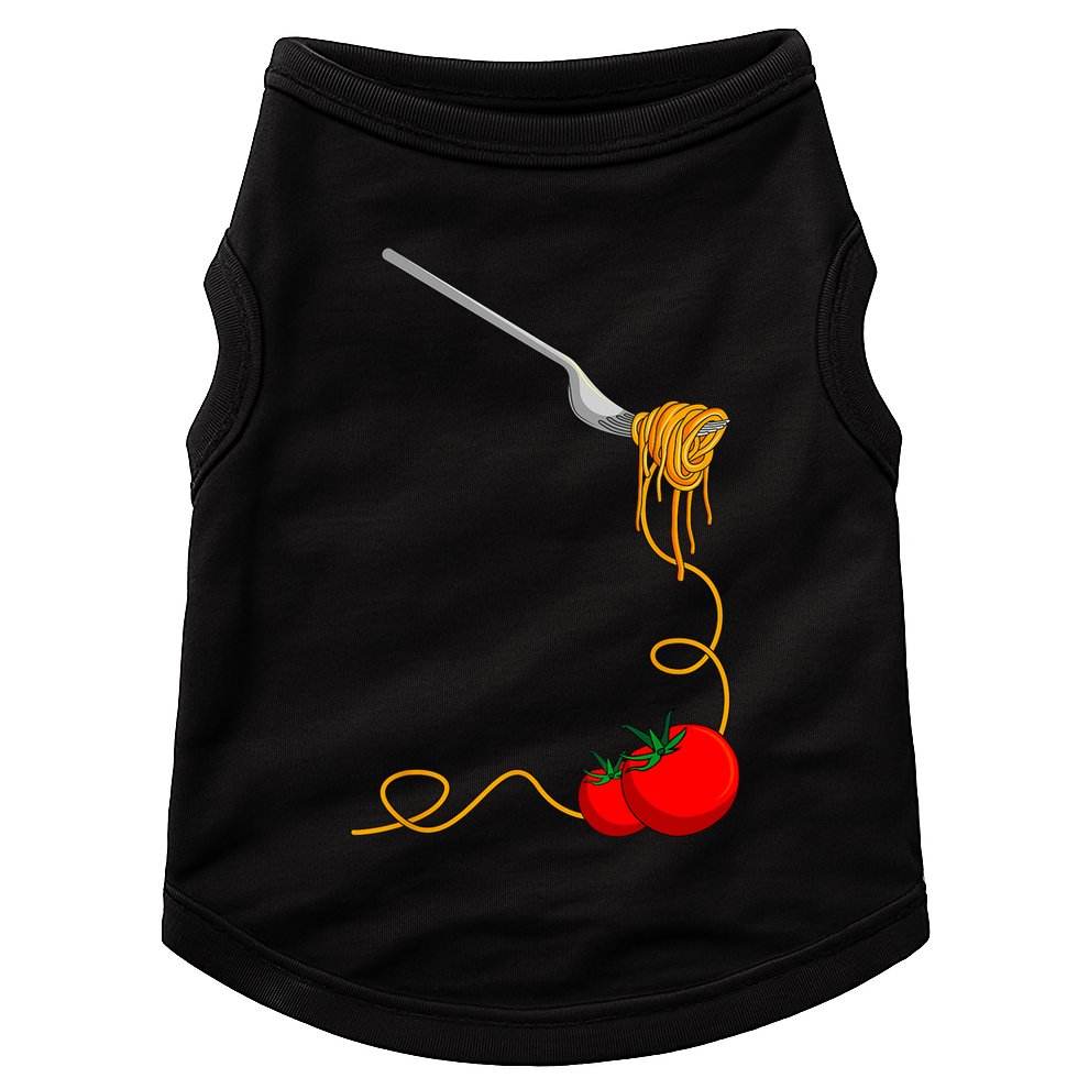 Pasta Spaghetti Tomato Noodles Italian Food Doggie Tank