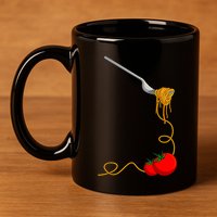 Pasta Spaghetti Tomato Noodles Italian Food 11oz C Handle Ceramic Mug