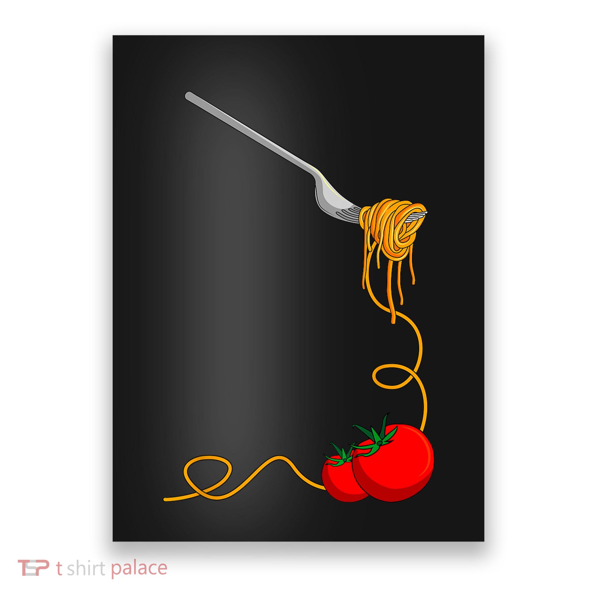 Pasta Spaghetti Tomato Noodles Italian Food Poster