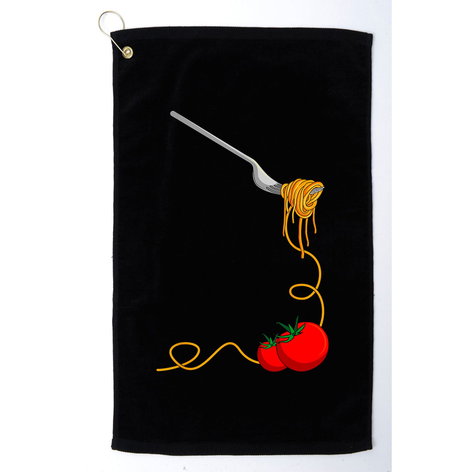 Pasta Spaghetti Tomato Noodles Italian Food Golf Towel