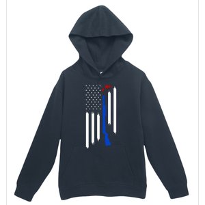 Patriotic Skeet Trap Clay Pigeon Shotgun Shooting USA Flag Urban Pullover Hoodie