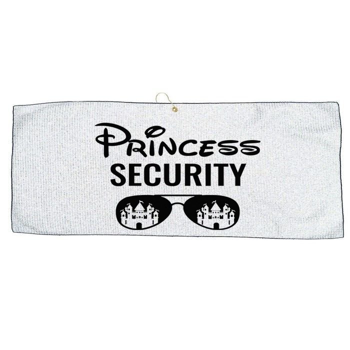 Princess Security Team Big Brother Announcement Birthday Large Microfiber Waffle Golf Towel