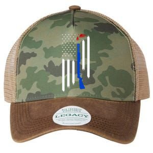 Patriotic Skeet Trap Clay Pigeon Shotgun Shooting USA Flag Legacy Tie Dye Trucker Hat