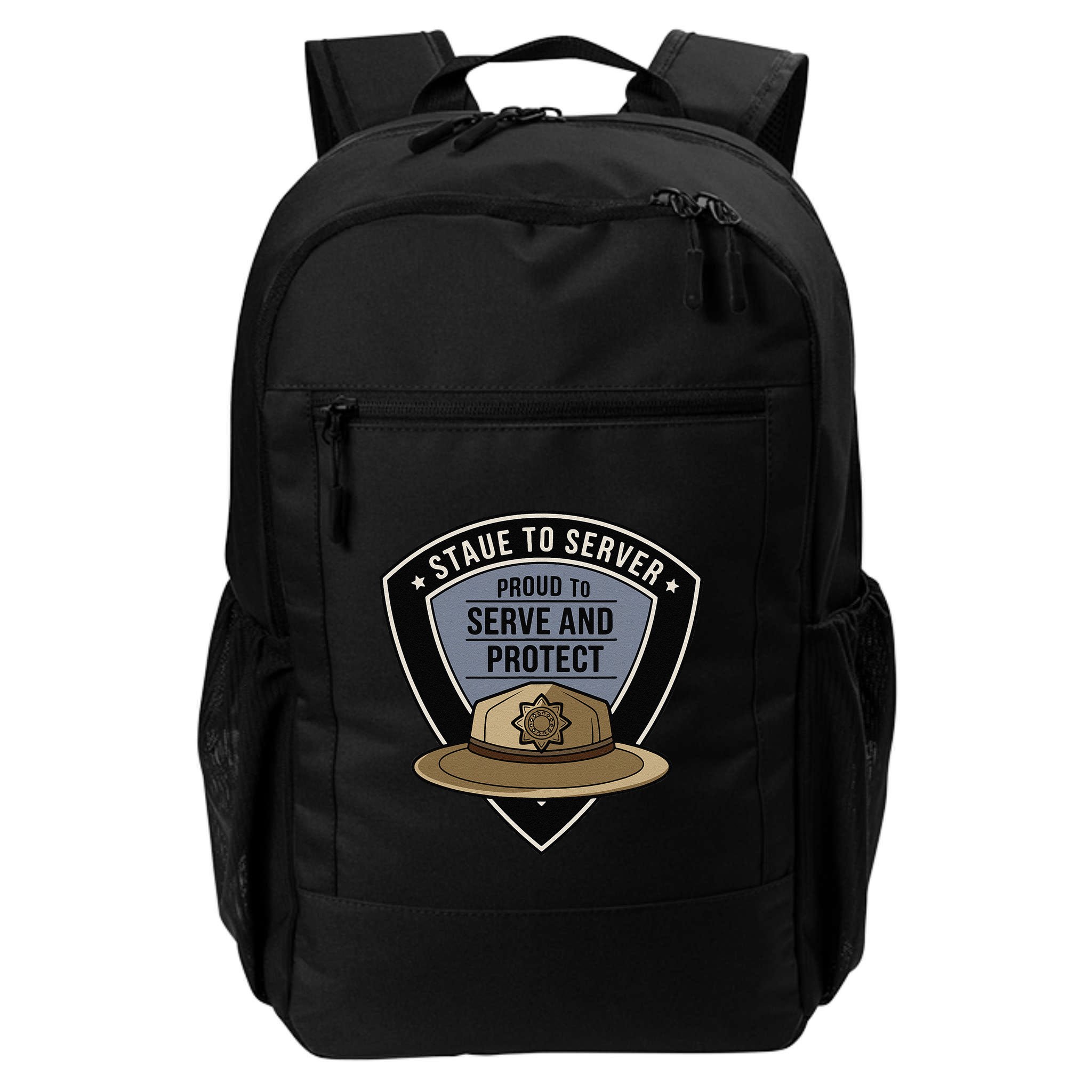 Police State Trooper Super Trooper Costume Sheriff Backpack