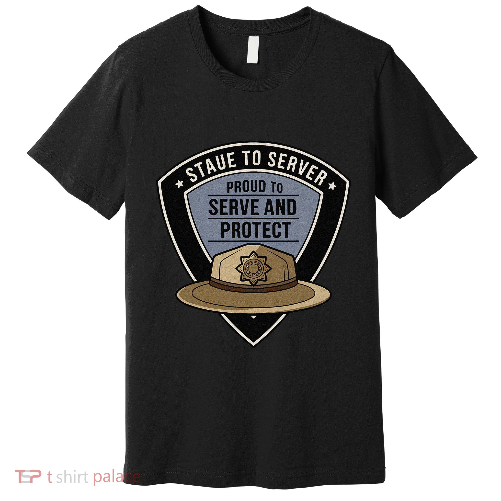 Police State Trooper Super Trooper Costume Sheriff Premium T-Shirt
