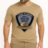 Police State Trooper Super Trooper Costume Sheriff Cooling Performance Crew T-Shirt