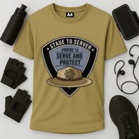 Police State Trooper Super Trooper Costume Sheriff Cooling Performance Crew T-Shirt