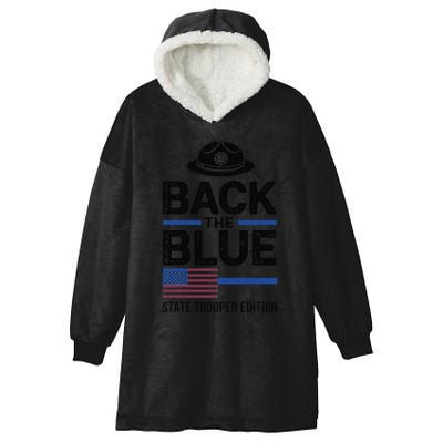 Police State Trooper Super Trooper Costume Sheriff Hooded Wearable Blanket