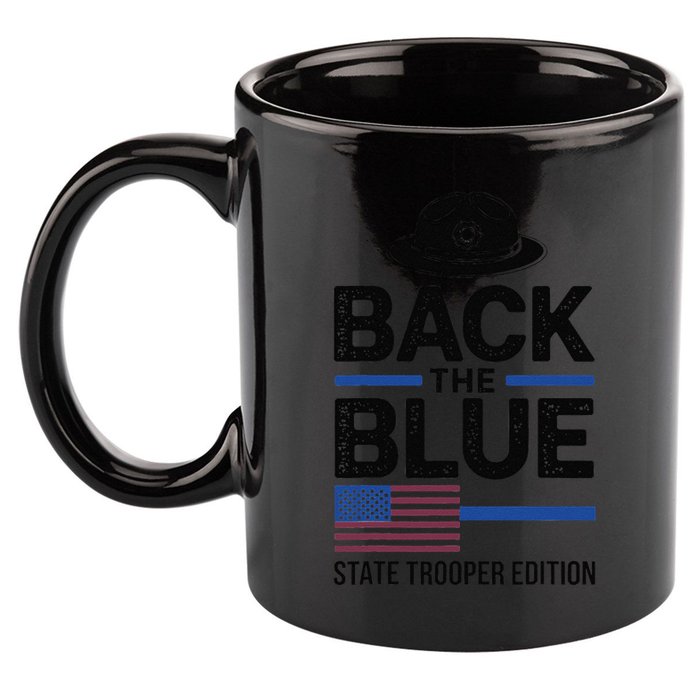 Police State Trooper Super Trooper Costume Sheriff 11oz C Handle Ceramic Mug