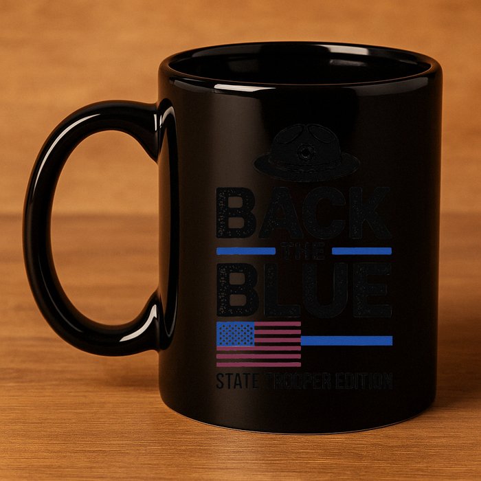 Police State Trooper Super Trooper Costume Sheriff 11oz C Handle Ceramic Mug