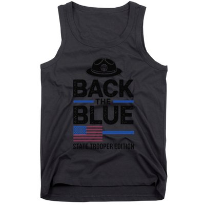 Police State Trooper Super Trooper Costume Sheriff Tank Top