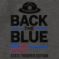 Police State Trooper Super Trooper Costume Sheriff Vector Backpack