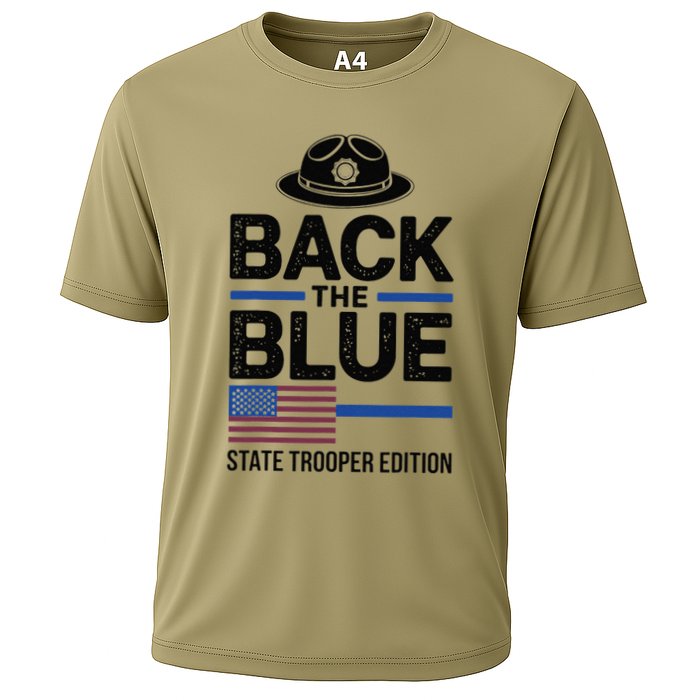 Police State Trooper Super Trooper Costume Sheriff Cooling Performance Crew T-Shirt