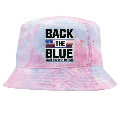 Police State Trooper Super Trooper Costume Sheriff Tie-Dyed Bucket Hat