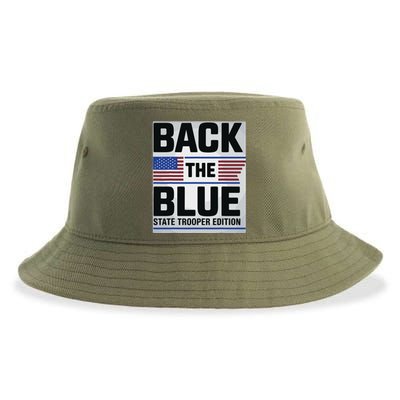 Police State Trooper Super Trooper Costume Sheriff Sustainable Bucket Hat