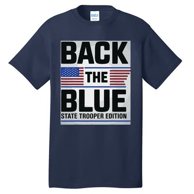 Police State Trooper Super Trooper Costume Sheriff Tall T-Shirt