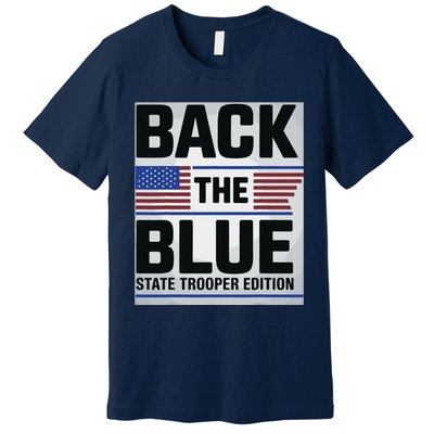 Police State Trooper Super Trooper Costume Sheriff Premium T-Shirt