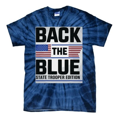 Police State Trooper Super Trooper Costume Sheriff Tie-Dye T-Shirt