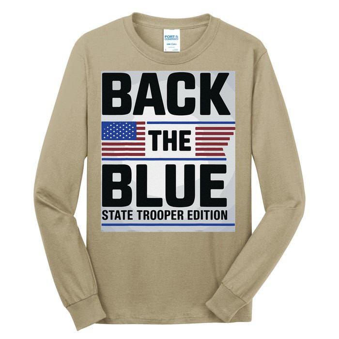 Police State Trooper Super Trooper Costume Sheriff Tall Long Sleeve T-Shirt