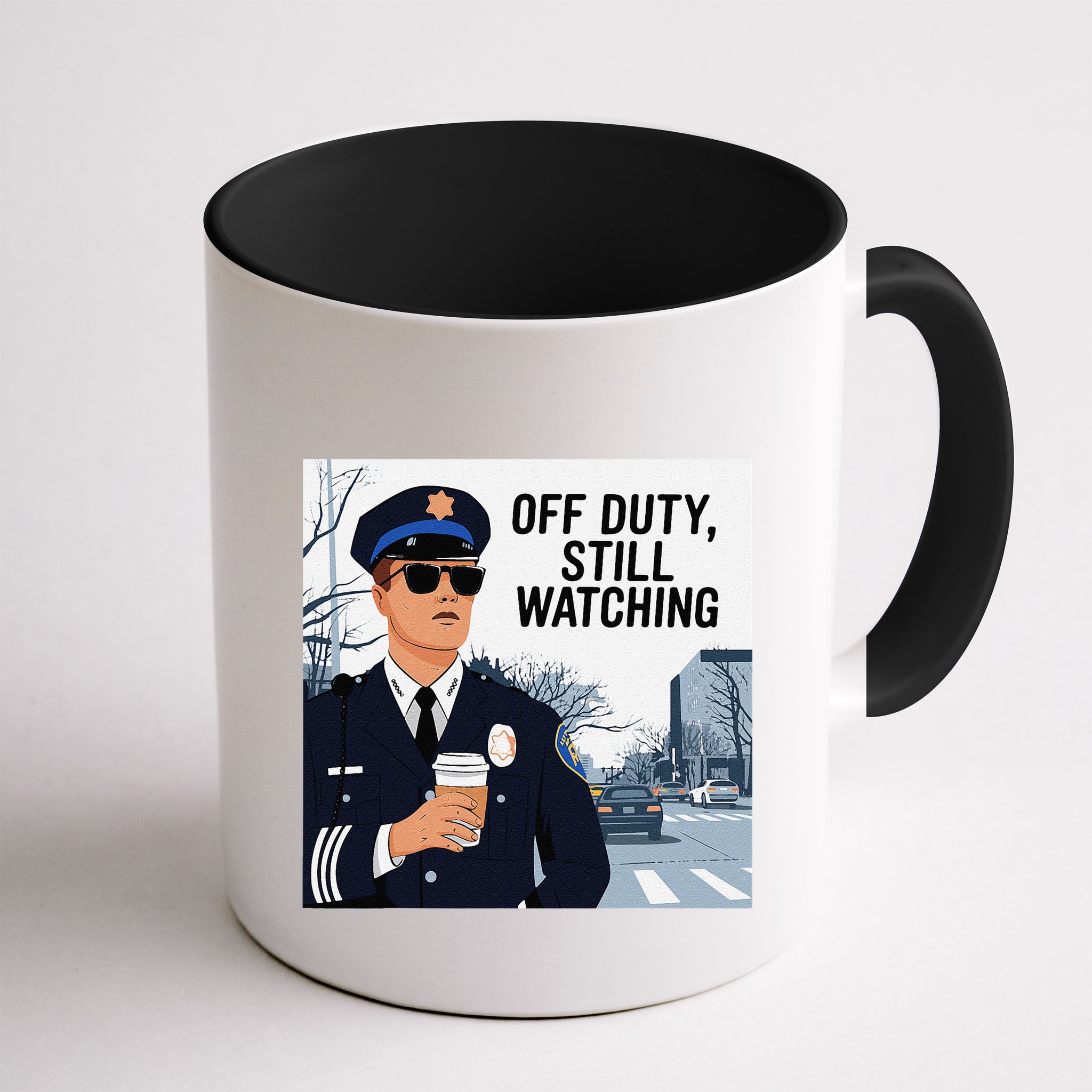Police State Trooper Super Trooper Costume Sheriff Costume Mug