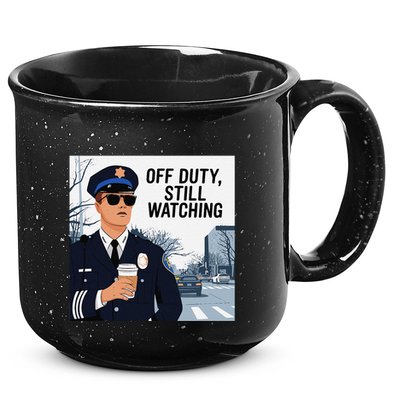 Police State Trooper Super Trooper Costume Sheriff Costume 15oz Campfire Ceramic Mug