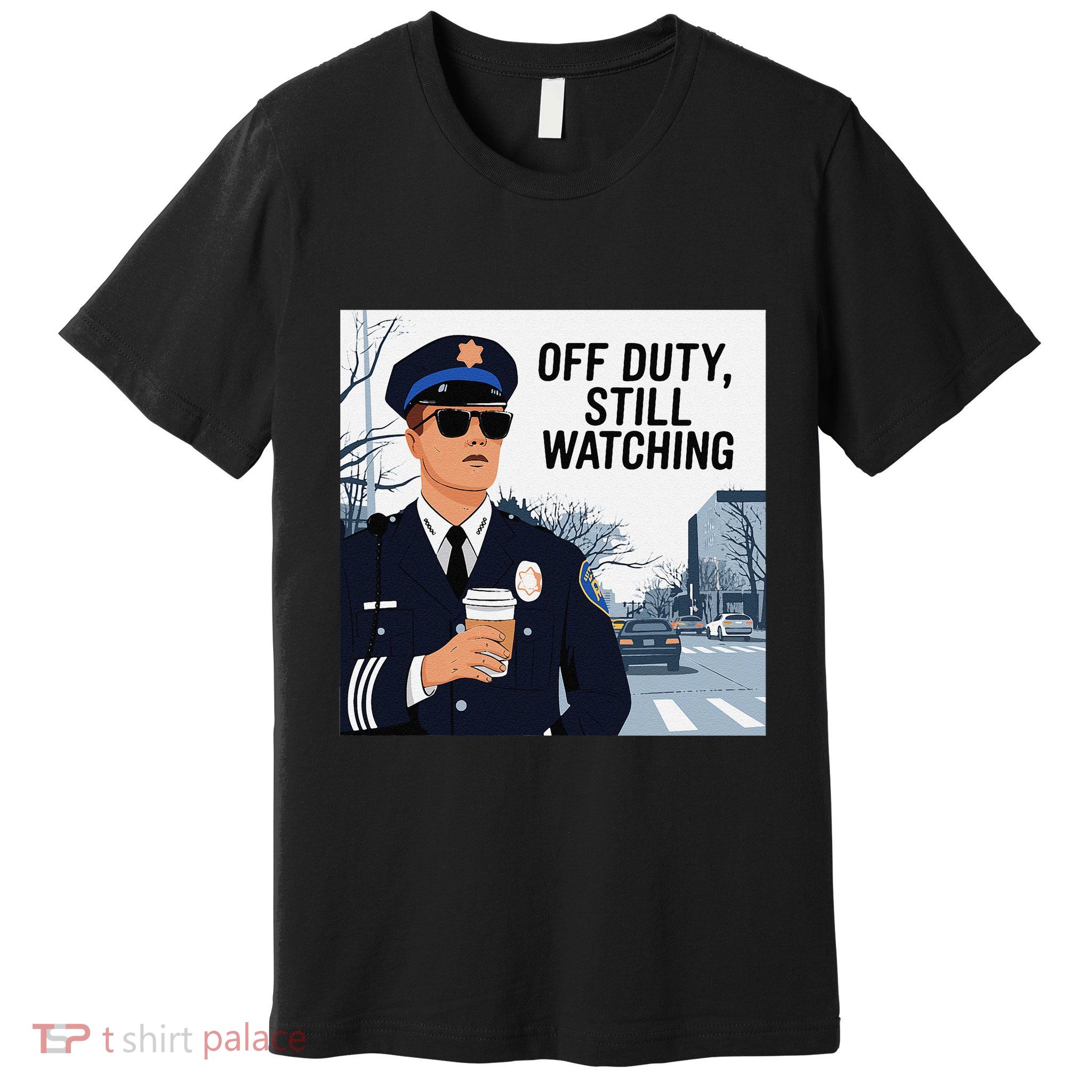 Police State Trooper Super Trooper Costume Sheriff Costume Premium T-Shirt