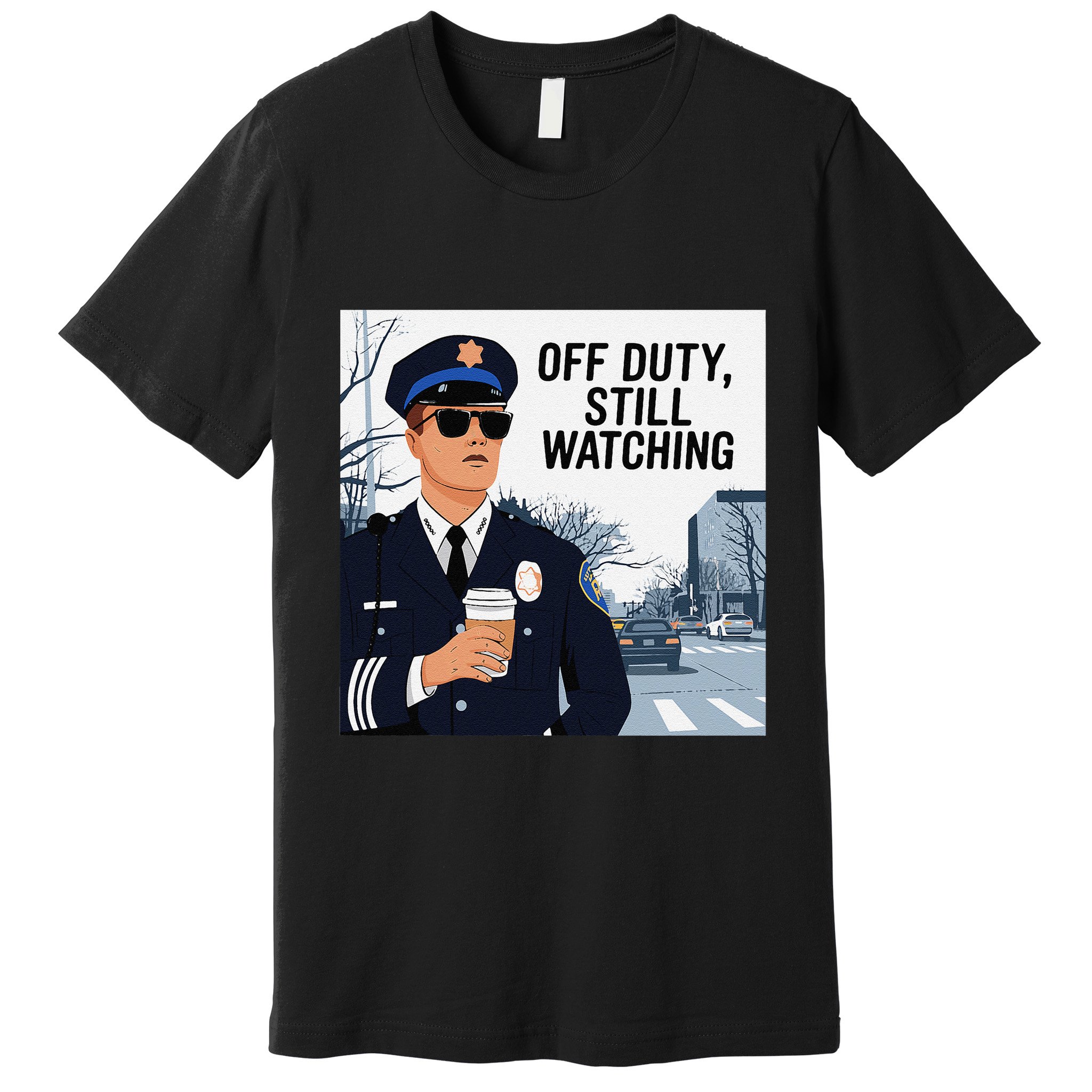 Police State Trooper Super Trooper Costume Sheriff Costume Premium T-Shirt