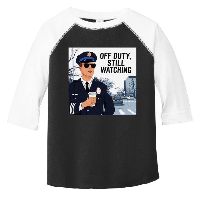 Police State Trooper Super Trooper Costume Sheriff Costume Toddler Fine Jersey T-Shirt