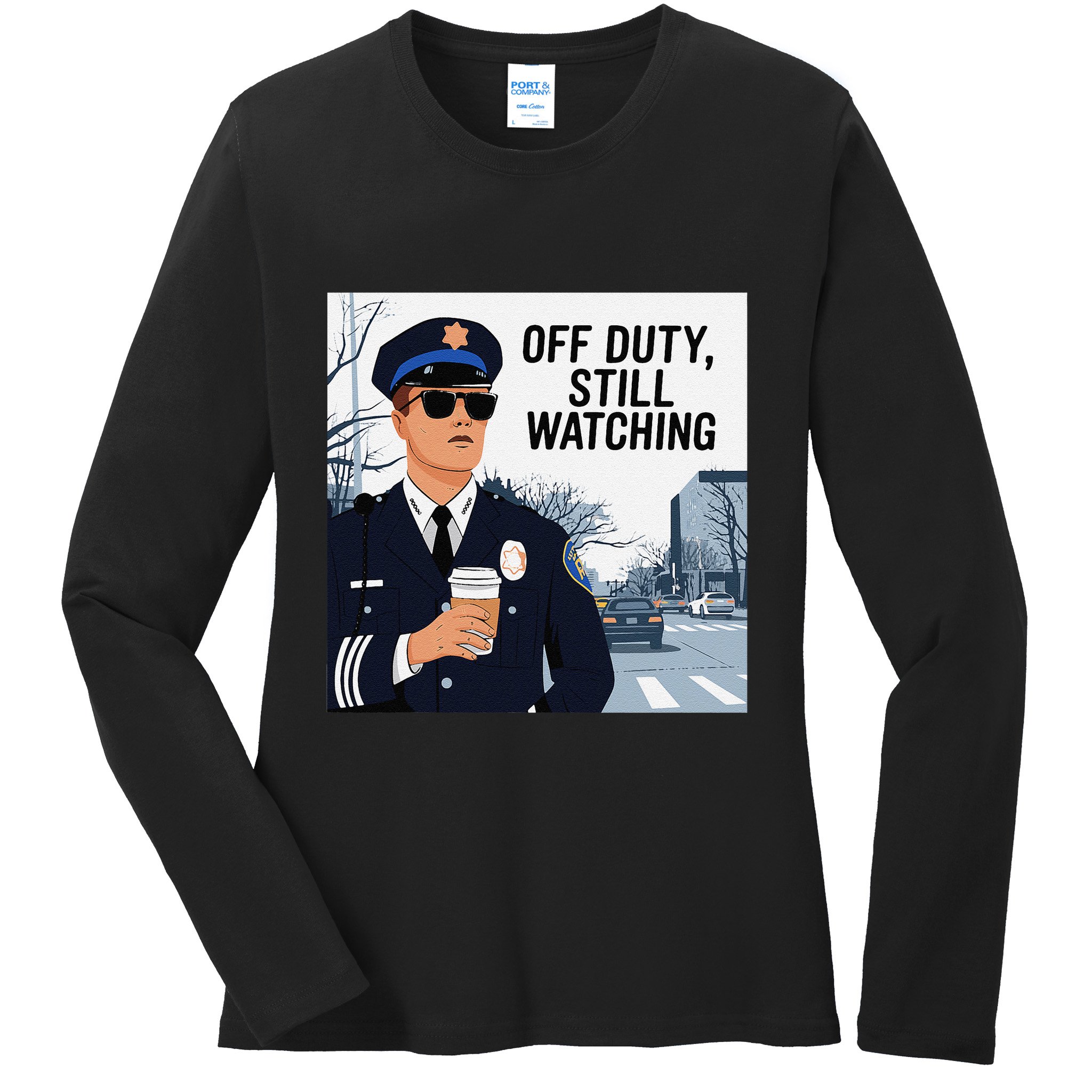 Police State Trooper Super Trooper Costume Sheriff Costume Ladies Long Sleeve Shirt