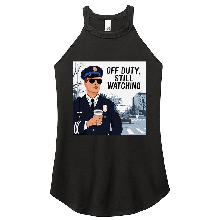 Police State Trooper Super Trooper Costume Sheriff Costume Women's Perfect Tri Rocker Tank