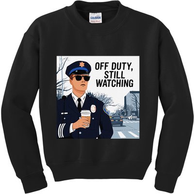Police State Trooper Super Trooper Costume Sheriff Costume Kids Sweatshirt