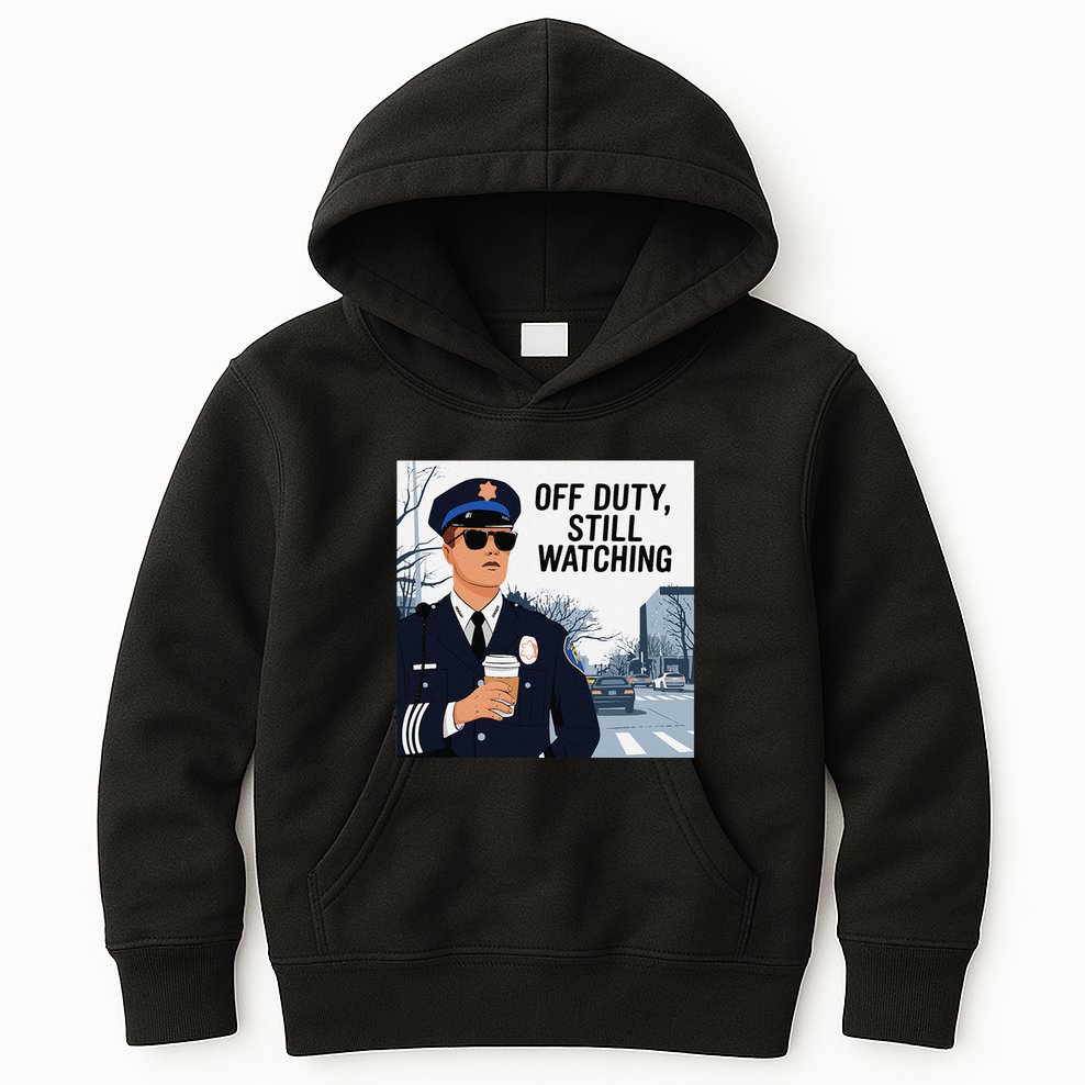 Police State Trooper Super Trooper Costume Sheriff Costume Kids Hoodie