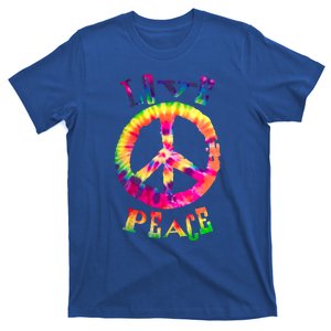 Peace Sign Tee Love Cute Gift 60s 70s Tie Die Hippie Costume Meaningful Gift T-Shirt