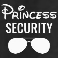 Princess Security Team Big Brother Birthday 7 Panel Mesh Trucker Snapback Hat