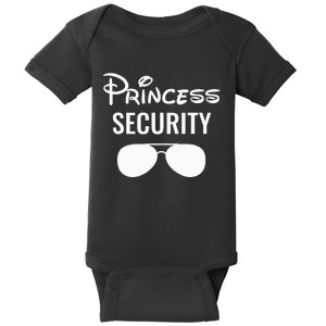 Princess Security Team Big Brother Birthday Baby Bodysuit