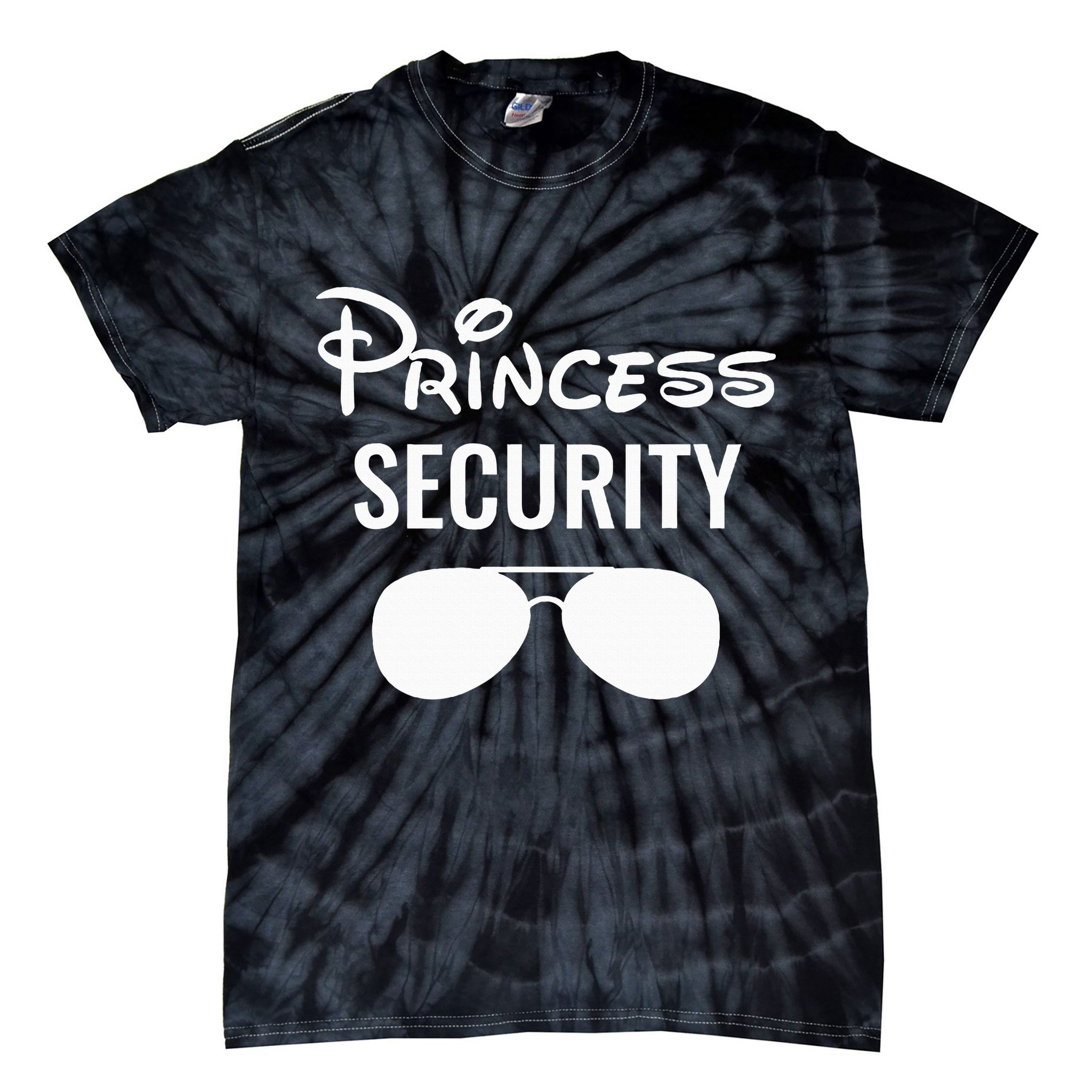 Princess Security Team Big Brother Birthday Tie-Dye T-Shirt