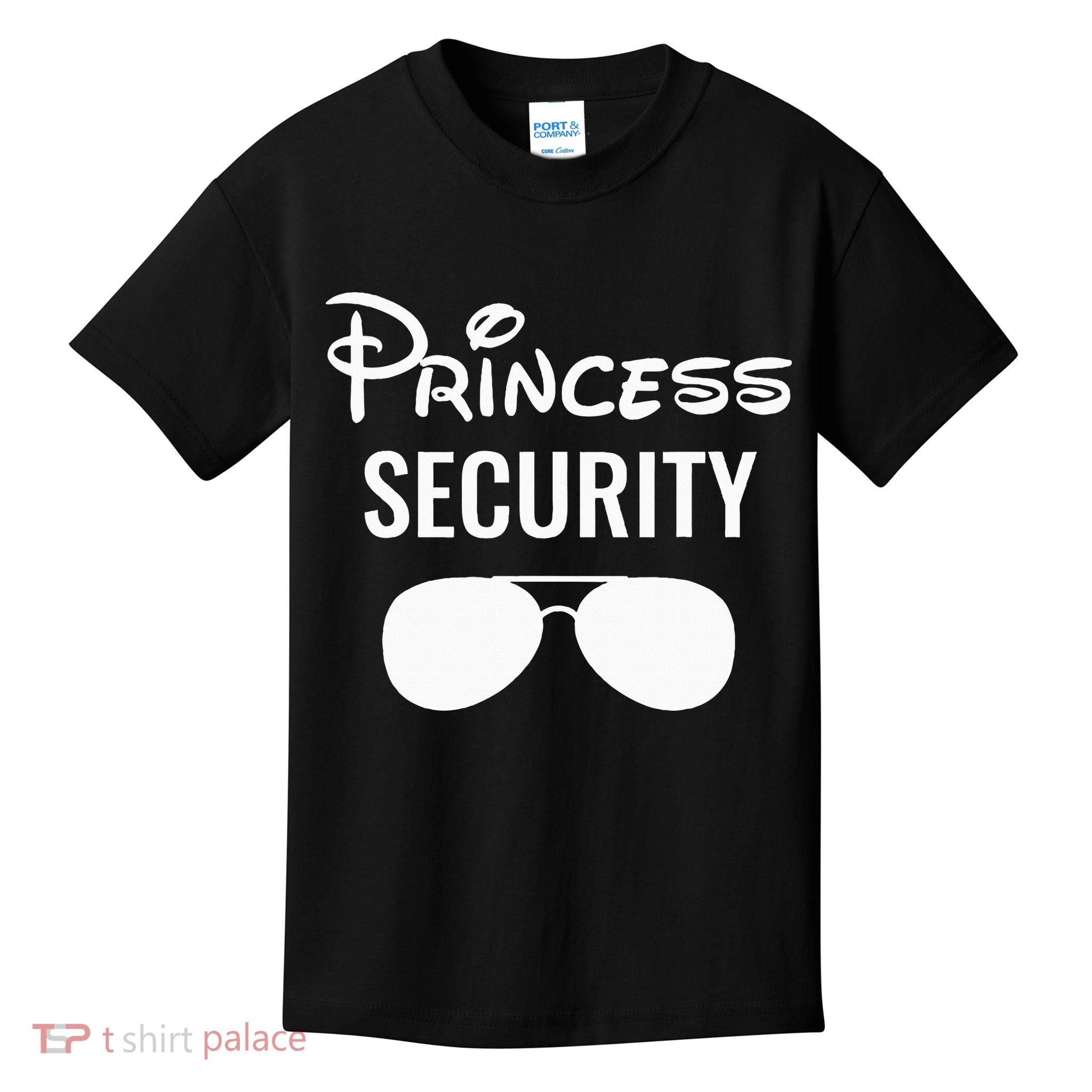 Princess Security Team Big Brother Birthday Kids T-Shirt